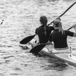 Photo sur le thème du kayak professionnel pour femmes avec motif graphique